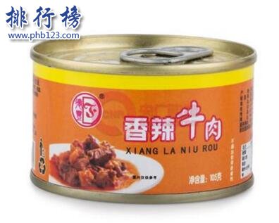 牛肉罐头品牌排行榜,牛肉罐头哪个牌子的好？