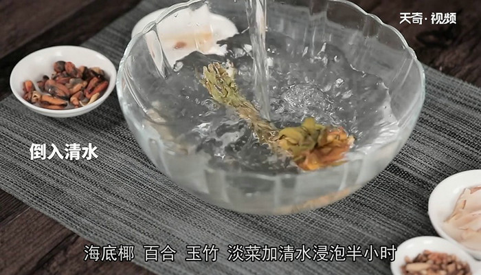 海底椰霸王花汤的做法 海底椰霸王花汤怎么做