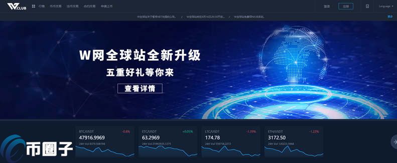 WCLUB交易所可靠吗？W全球站交易所怎么样？