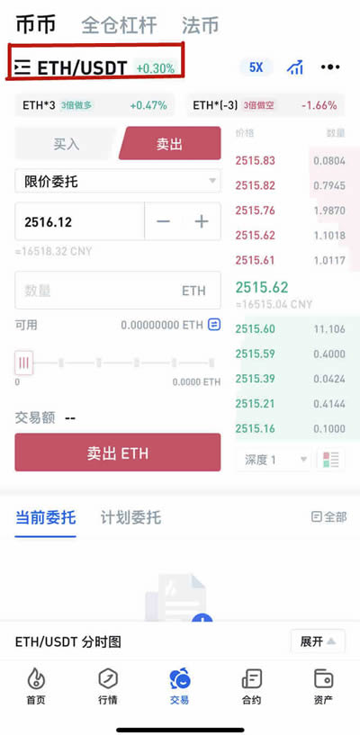 在火币网如何把ETH转换成USDT?火币网买卖手续费怎么算?